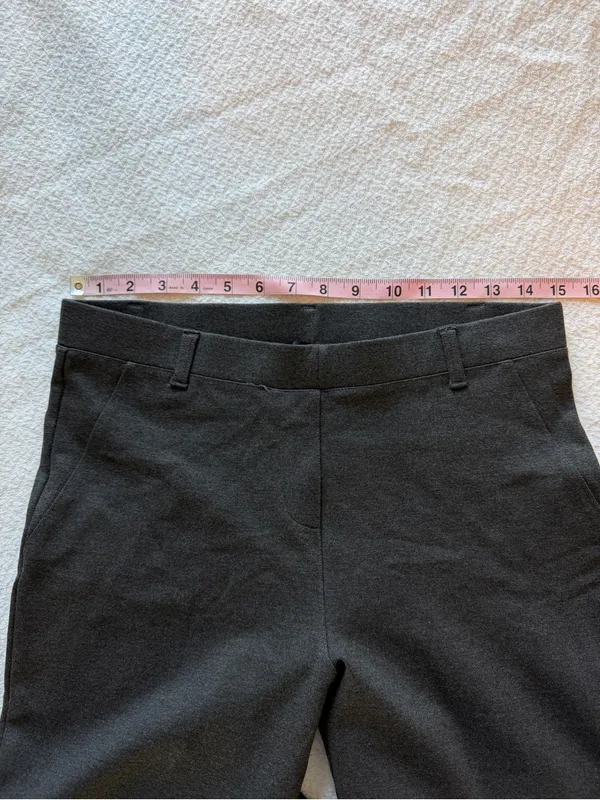 Quince Ultra Stretch Ponte Bootcut Pant Charcoal Grey Medium - Image 6