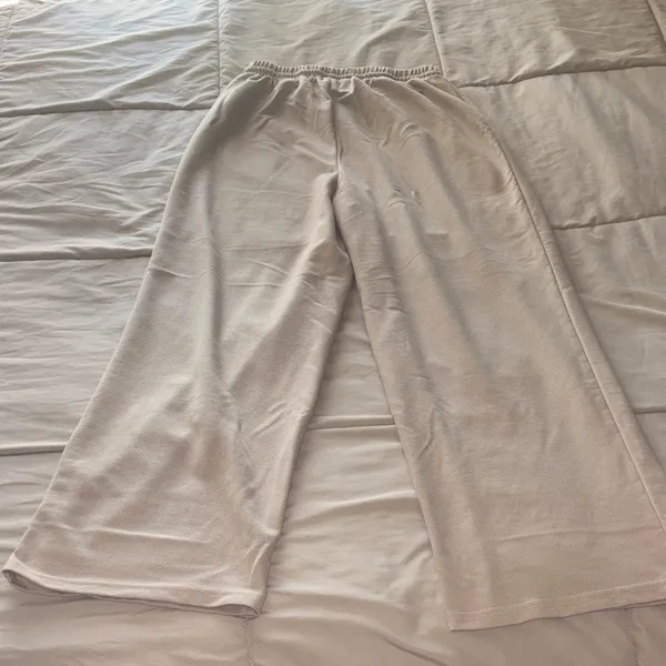 SHEIN Tan Wide-Leg Pants - Image 4