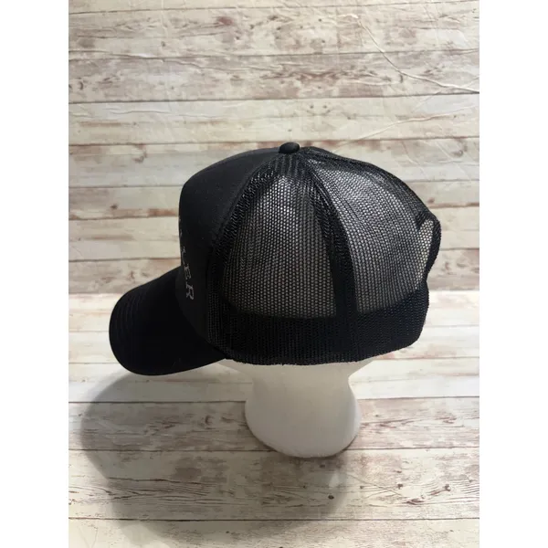 "Pickleballer" Trucker Hat One-Size Snap Back Adjustable Black Sparkly Blingy - Image 2