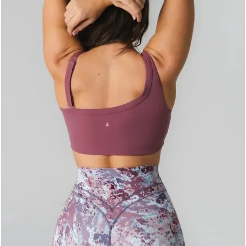 Vitality Cloud II Asym Sports Bra One Shoulder Mauve XL‎ Yoga Pilates - Image 2