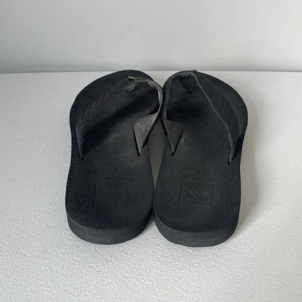 Teva Mush II Flip-Flop Sandals Shoes Black Supportive Comfort Women's Size 7 - Image 4