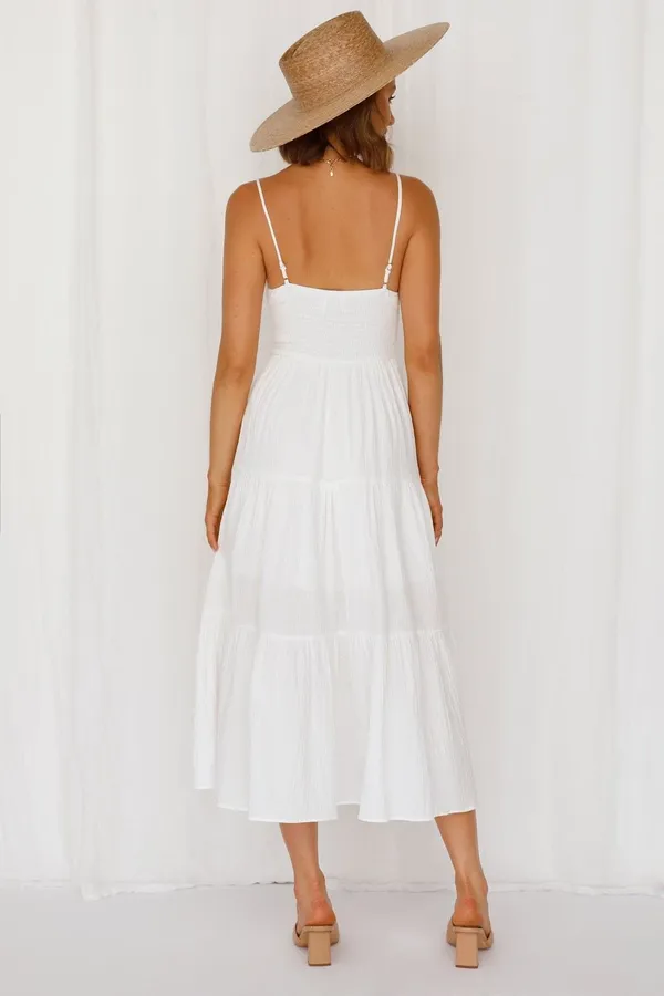 ✨Hello Molly Vintage Queen Maxi Sz Xl Dress White✨ - Image 5