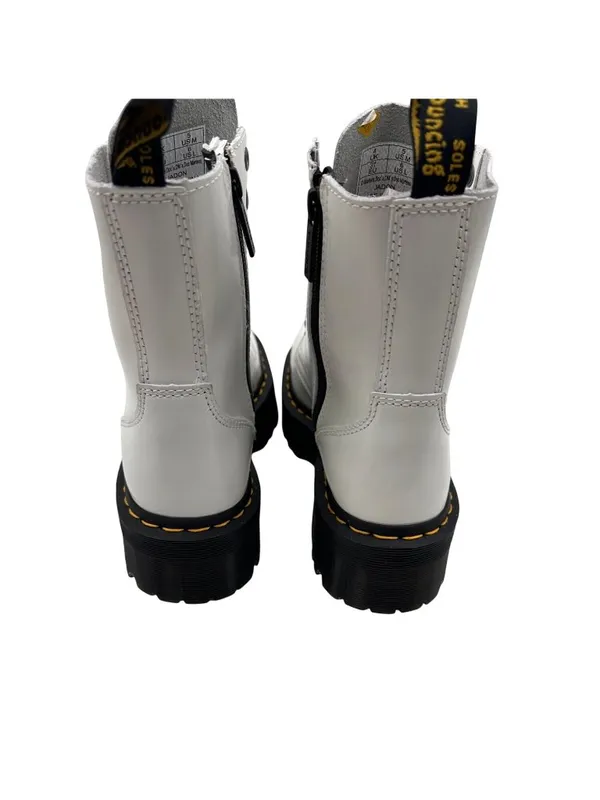 Dr. Martens Women Size 9 Jadon Lace-Up White Chunky Sole Platform Boots Combat - Image 8