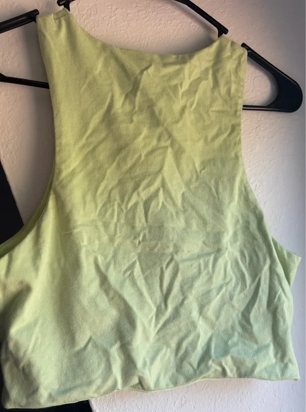 Princess Polly lime green festival Y2K crop top Size 12 #princesspolly #summer #LimeGreen #GoingOutTop #CroppedTank - Image 3