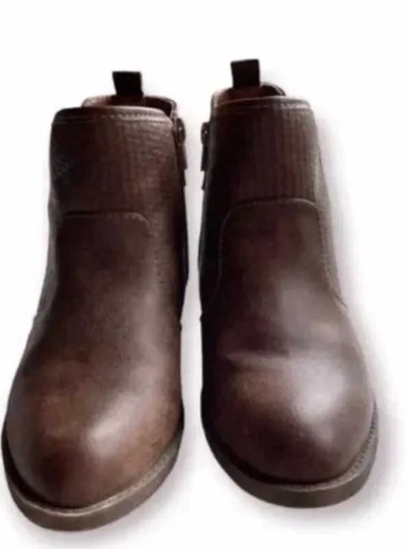Jellypop Women's Sarin Brown Ankle Booties - Image 8