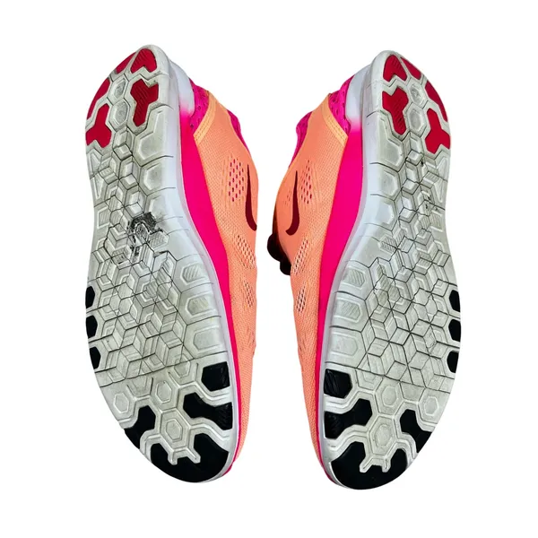 Nike Free TR Fit 5 Mesh Training Shoes Orange Pink 718932-800 Size 9 - Image 6