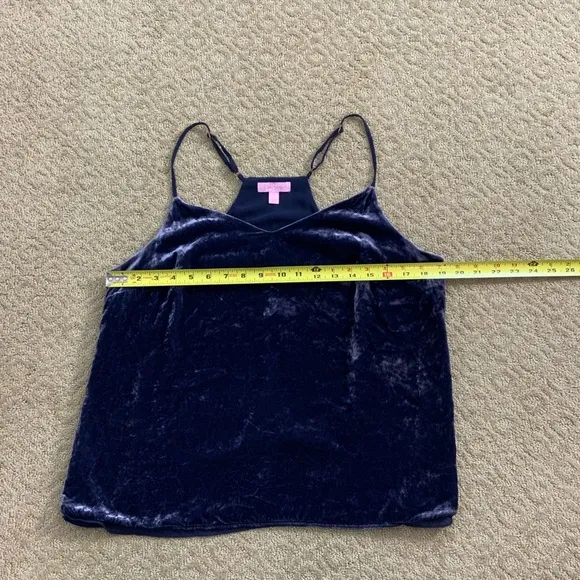 Lilly Pulitzer Navy‎ Velvet Top - Image 4