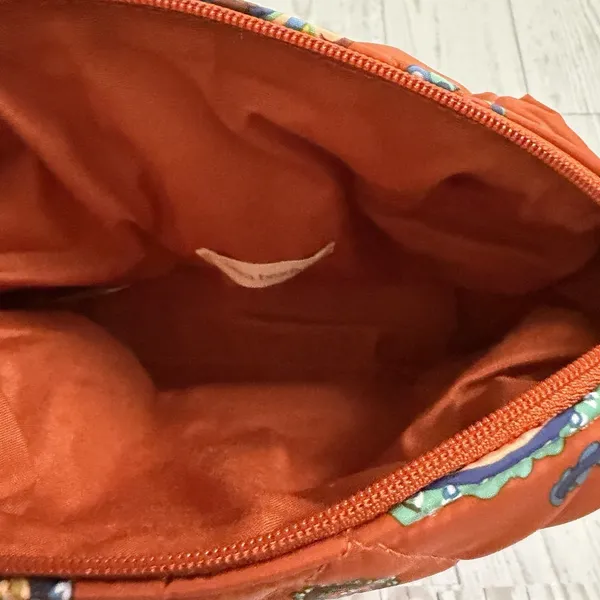 Vera Bradley Camera‎ Crossbody Bag Purse Lightweight Burnt Orange Manor Paisley - Image 7