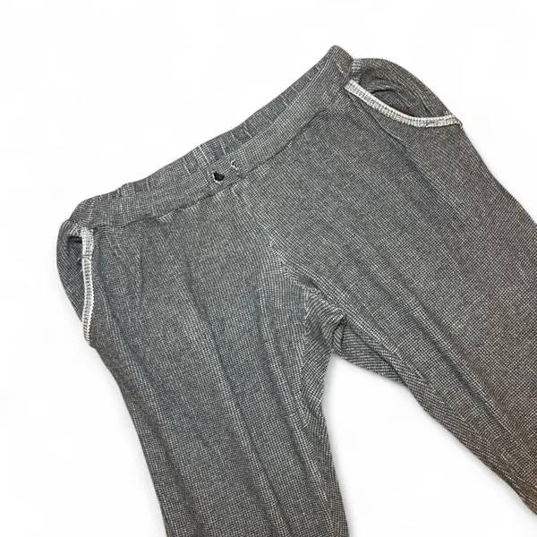 PE Nation Comfortcore Soft Grey Waffle Knit Cropped Jogger Sweatpants — MEDIUM - Image 3