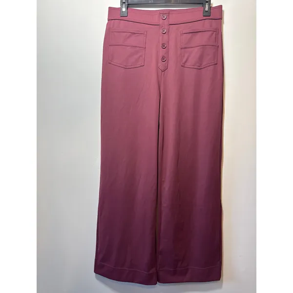 NWOT HALARA Daystretch High Waisted Pocket Straight Lwg Work Paints In Purple L - Image 8