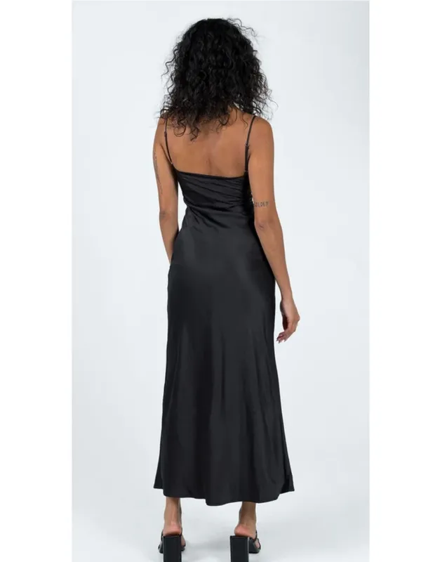Princess Polly Maybelle Lace Maxi Dress Black Size 10 - Image 2