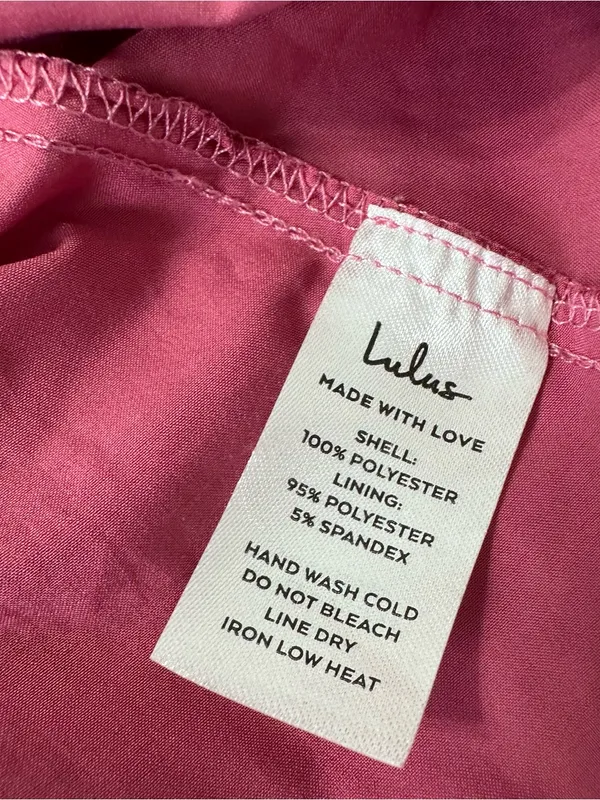 Lulu's Sweetheart Style Mauve Polka Dot Bustier Tiered Midi Dress Size S - Image 8