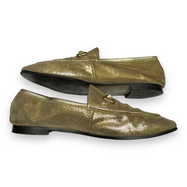 Dune London Womens Shoes‎ Sz 40 EU Gold Bit Loafers Leather Uppers - Image 5