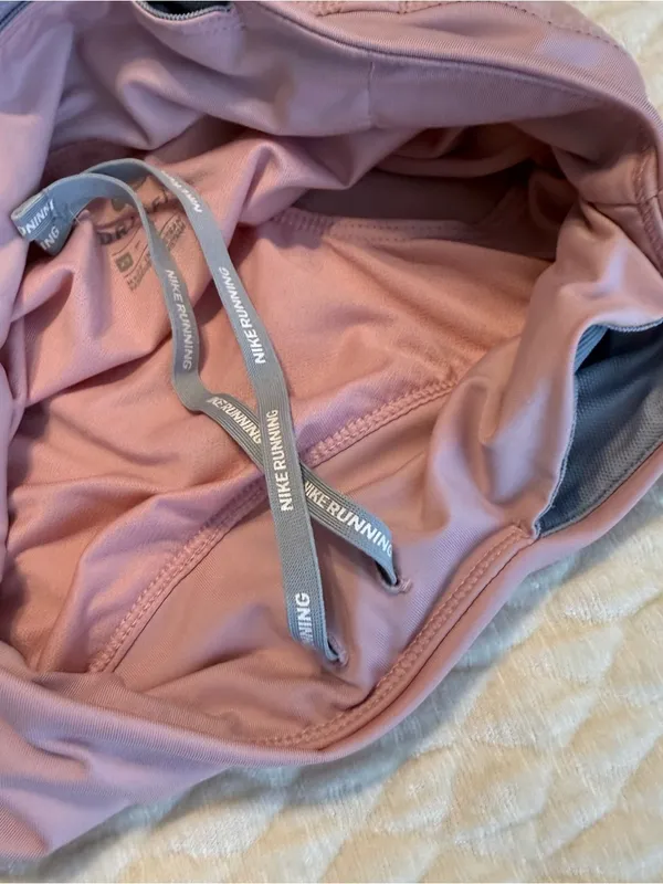 Nike Dri Fit Running Athletic Shorts Women’s Size XS Dusty Pink Loose Stitches - Image 5