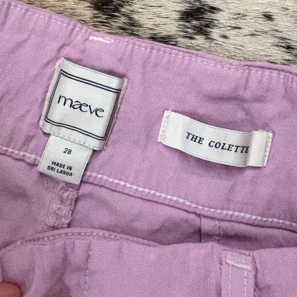 Maeve Anthropologie Colette Shorts In Lavender Purple Size 28 - Image 5