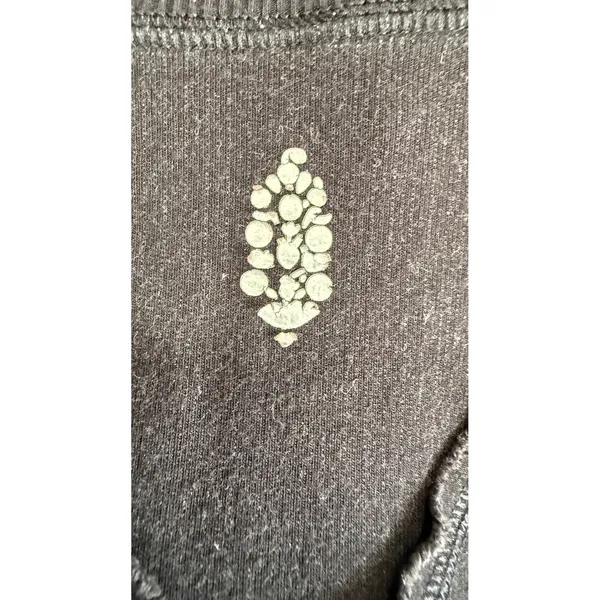FP Movement Free People Black Quarter Zip Mesh Panel Hoodie Sweatshirt Small - Image 6