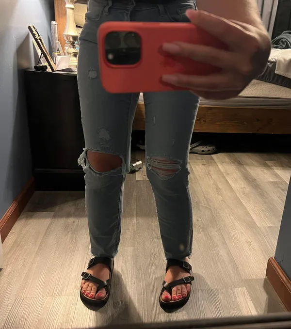 Levi's Light Denim Curvy Straight Jeans - Image 2