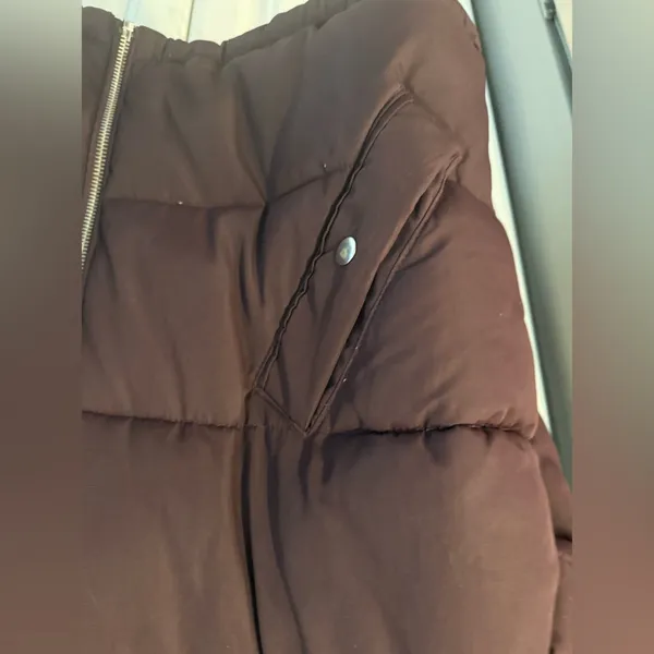 H&M Women's Puffer Jacket - Plum L - Image 4