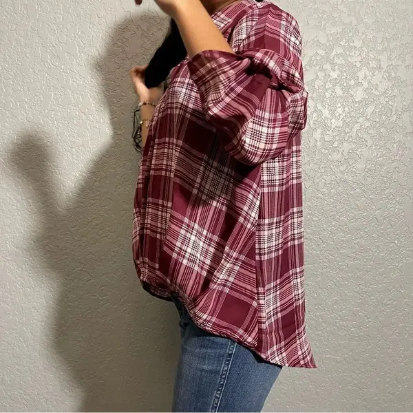 Plaid Top Red - Image 10