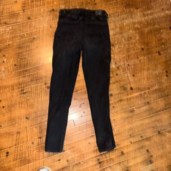 American Eagle black 4 super hi-rise normcore jeggings - Image 3
