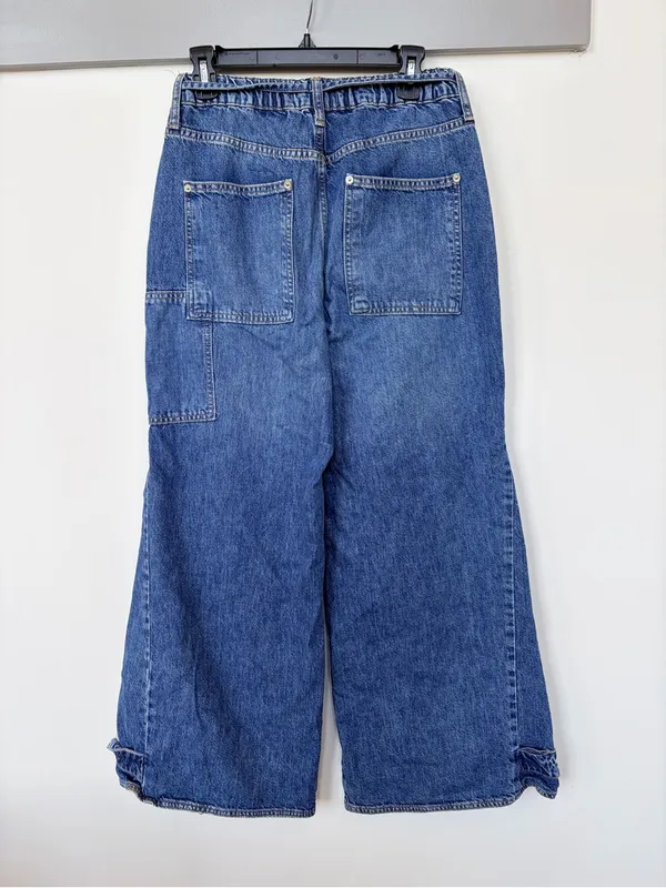 We The Free CRVY Outlaw Wide Leg Jeans Small - Image 4