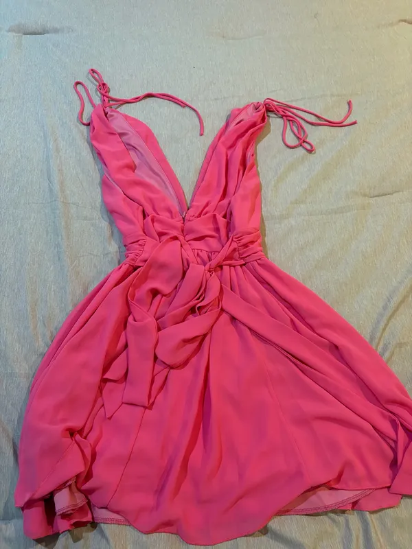 Lucy in the Sky Mini Dress Pink - Image 3