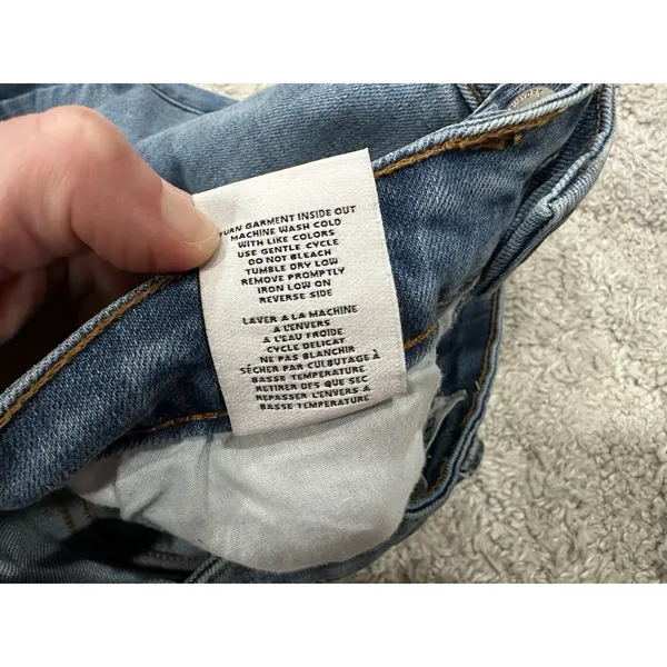 Oat New York Raw Hem Wide Leg Jeans Women's 4/ 27 - Image 6