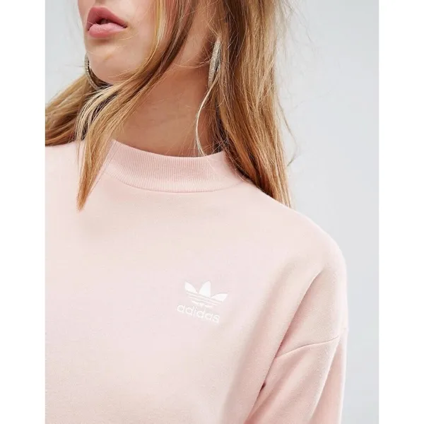 Adidas Pastel Pink Sweat Dress - Image 4