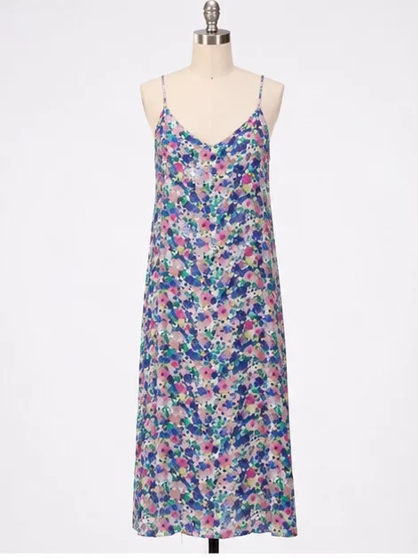 francesca's mi ami Floral Strappy Midi Dress Size M - Image 2