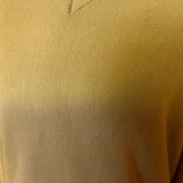 Vintage 60s gold grandpa sweater - Image 5