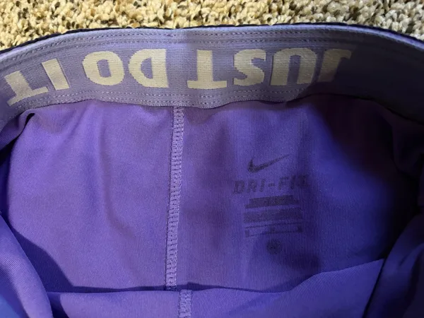 Nike Purple Dri-Fit Shorts - Image 2