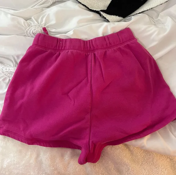 Fuschia Sweat Shorts - Image 2