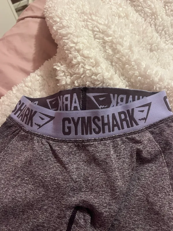Gymshark Heathered Purple Flex Leggings Size XS - Image 4