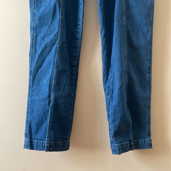 MADEWELL The Perfect Vintage Jean in Medium Indigo Wash: Seamed Edition Size 28 - Image 8