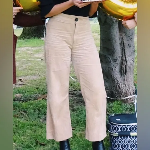 Zara Corduroy Wide Leg Pants - Image 2