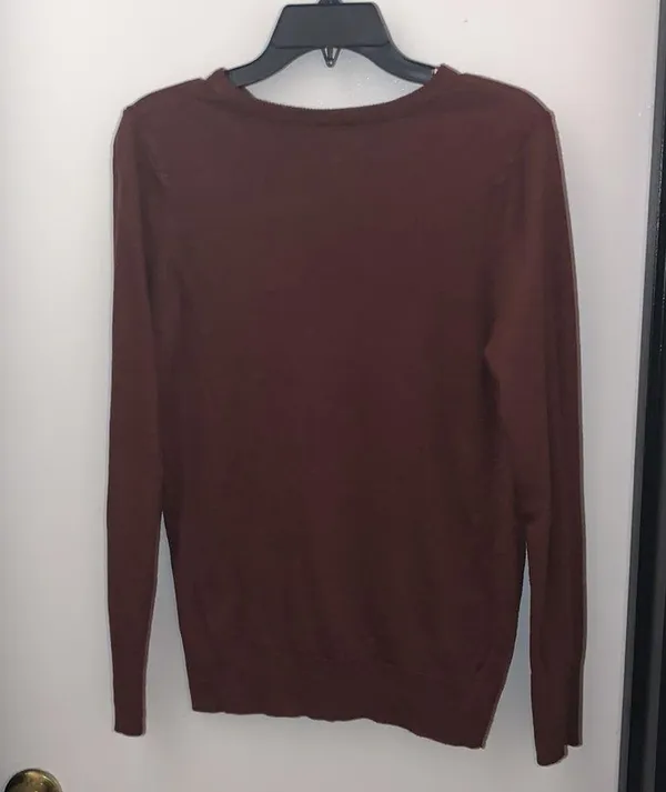 A New Day Crewneck Maroon Sweater in Size Medium - Image 3