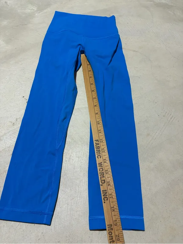 Lululemon align crop Bright Blue leggings 0 - Image 5