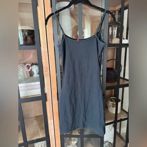 SPANX shapewear mini slip dress black cami spaghetti straps undergarment - Image 2