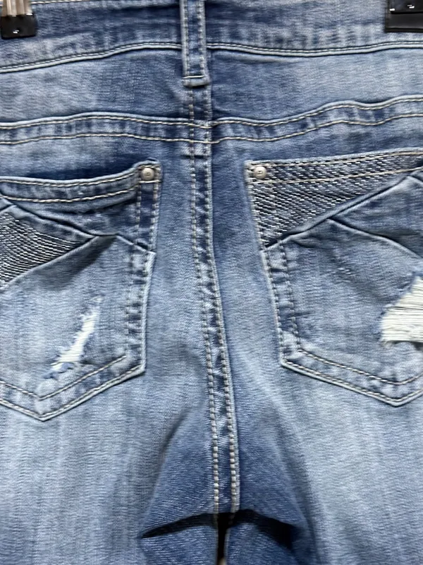 Buckle Daytrip Virgo Bootcut Jeans Mid Rise Curvy Embellished Pockets 32 LONG - Image 3