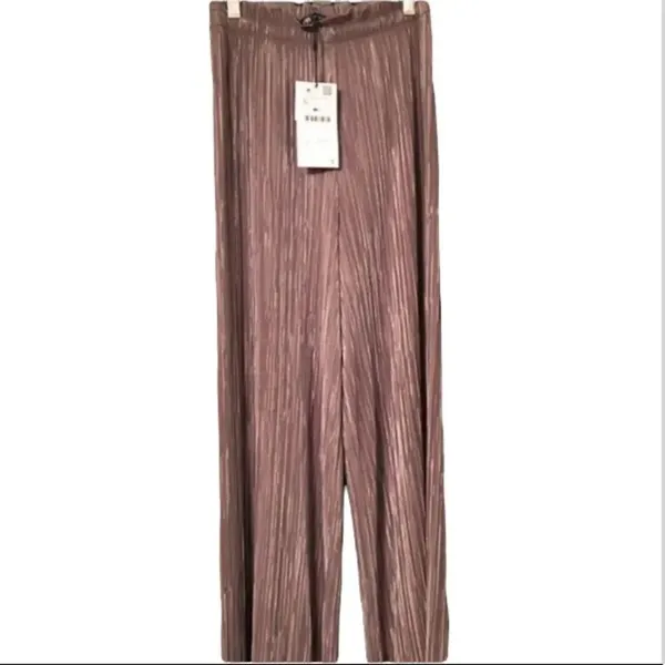 ✨ Zara Wide Leg Wrinkle Effect Pants✨ - Image 3