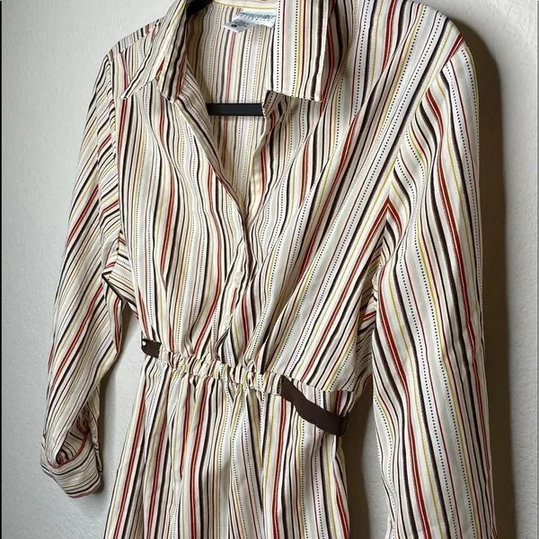 Motherhood Maternity Striped Blouse‎ - Image 4