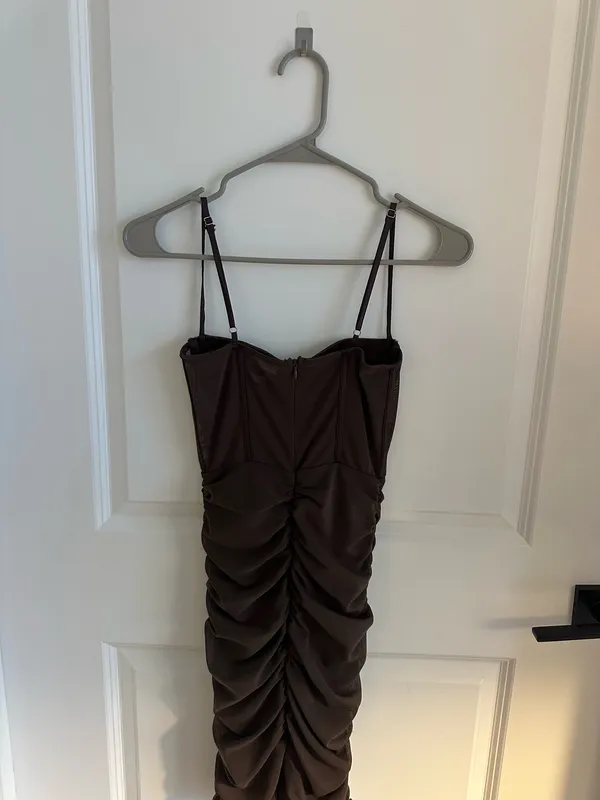 Brown Bodycon Dress Size XS - Image 7