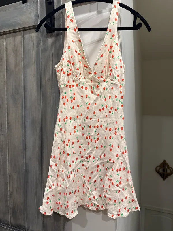 Zara cherry mini dress - Image 3