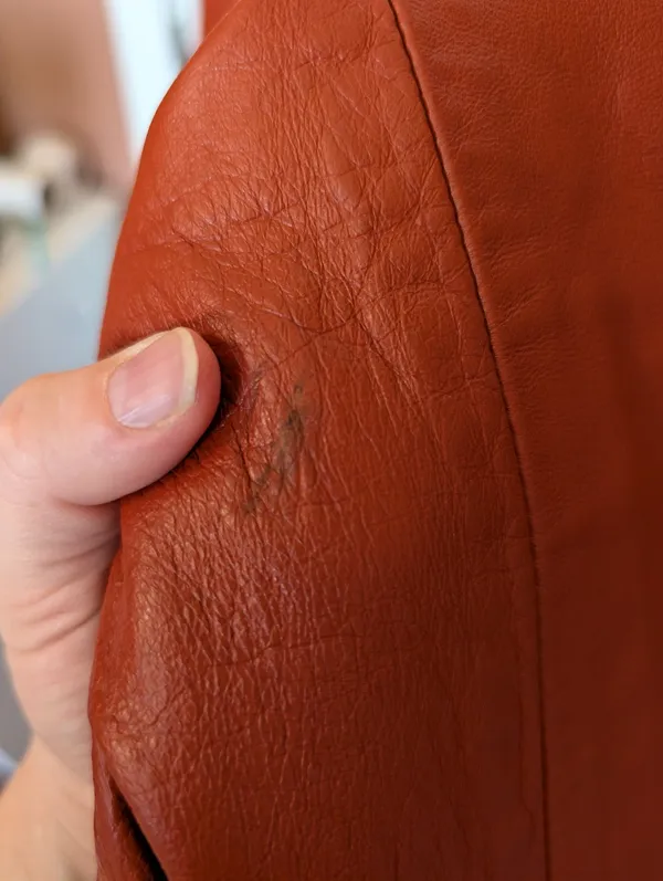 Vintage Wilsons Leather Women’s Trench Coat W12 Brunt Orange/Brown - Image 12