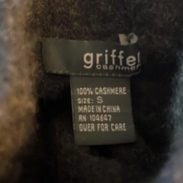 Griffen Cashmere Sweater Gray - Image 3