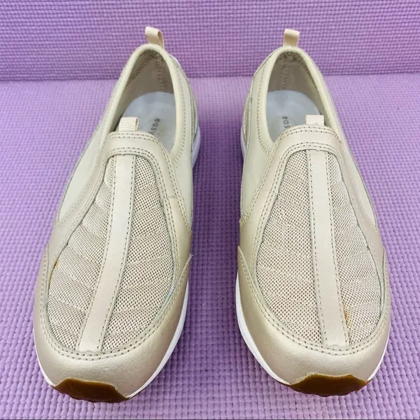 Easy Spirit Espiers Mesh Upper Slip On‎ Sneakers Metallic Beige Gold 7.5 - Image 3