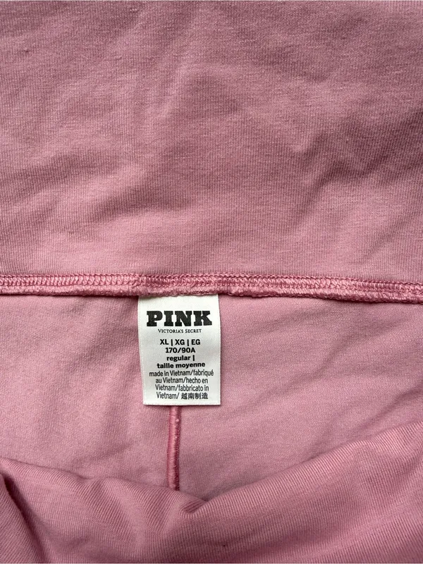 VS Pink Foldover Flares Size Extra Large - Image 6