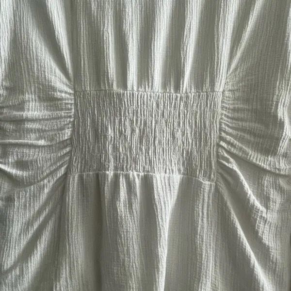 Free People Maise Long‎ Sleeve White Button Front Blouse Size XS - Image 6
