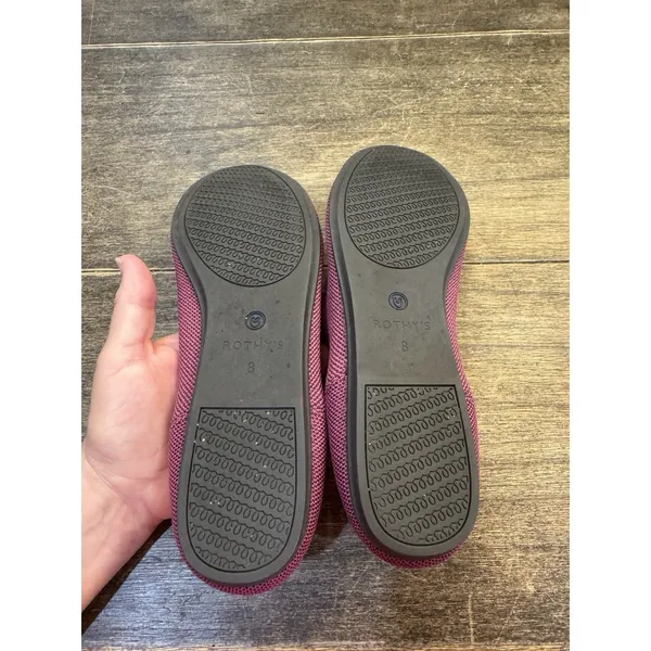 Rothy's Women's Size 8 The Flat Ballet Shoes Round Toe Color Purple - Image 7