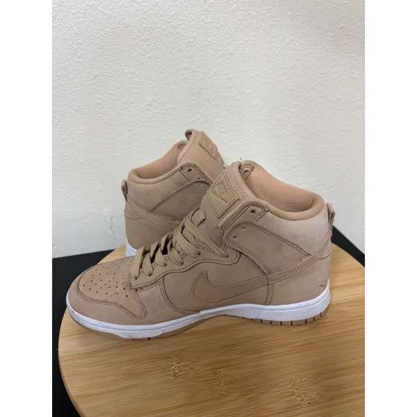 Nike Dunk High Women 8 Vachetta Tan Leather DX2044-201 Sneakers Neutral‎ - Image 7